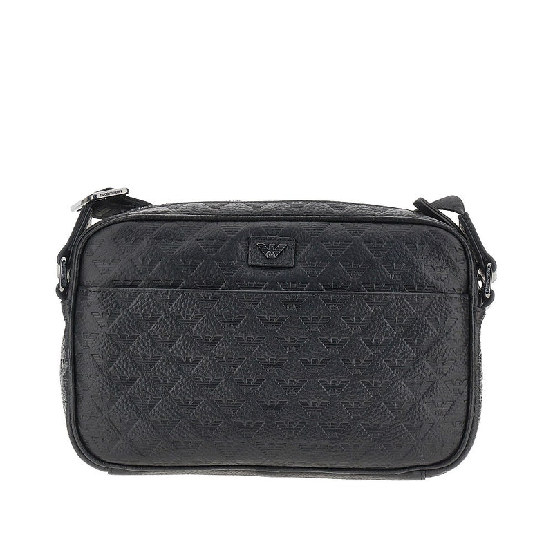 Borsa a tracolla in pelle con motivo Eagle