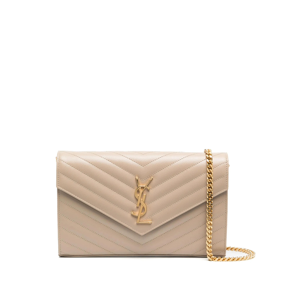 Saint Laurent Cassandre Chevron-quilted Shoulder Bag