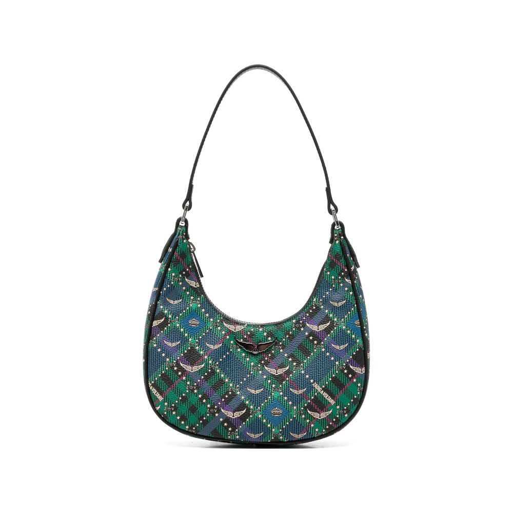 Zadig & Voltaire Z Night Out Plaid-pattern Shoulder Bag
