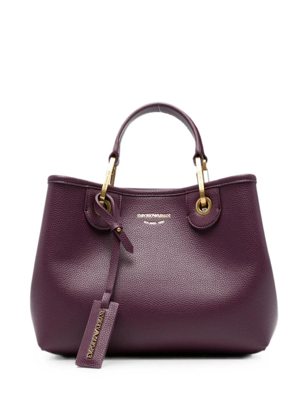 EMPORIO ARMANI Handbag With Gold Accents "Shopping Bag"