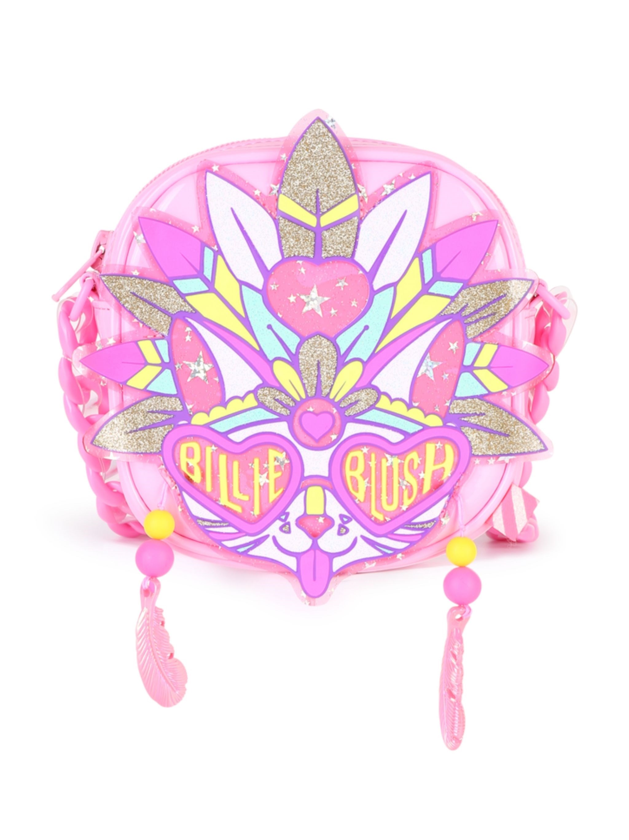 BILLIEBLUSH Bag With Cat Face "Kid Girl Fall"