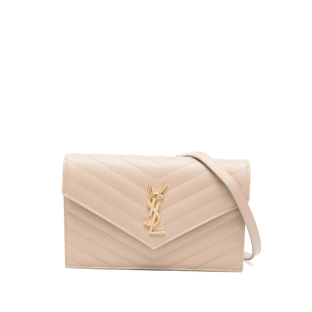 Saint Laurent Cassandre Chain-strap Leather Shoulder Bag