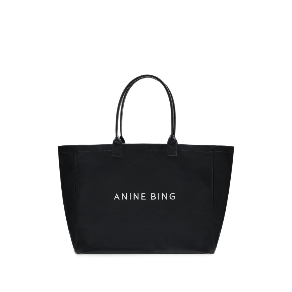 Anine Bing Leo Coated Canvas Tote