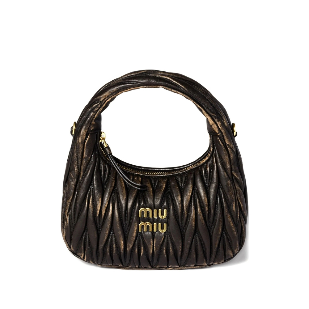 Miu Miu Wander Quilted Leather Clutch Bag