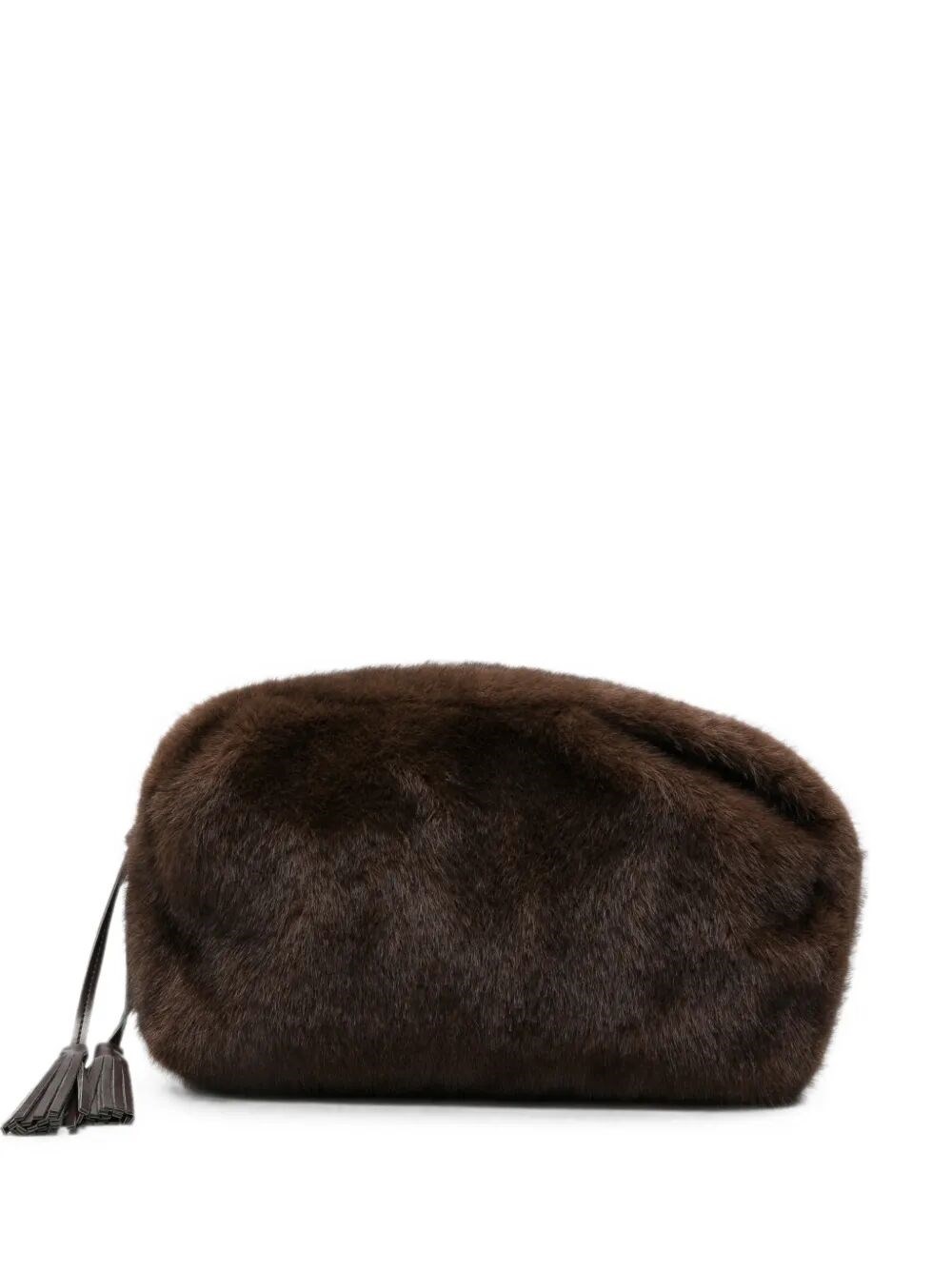 P. A.R. O.S. H. Bag With Tassels "Fantasy Brown"