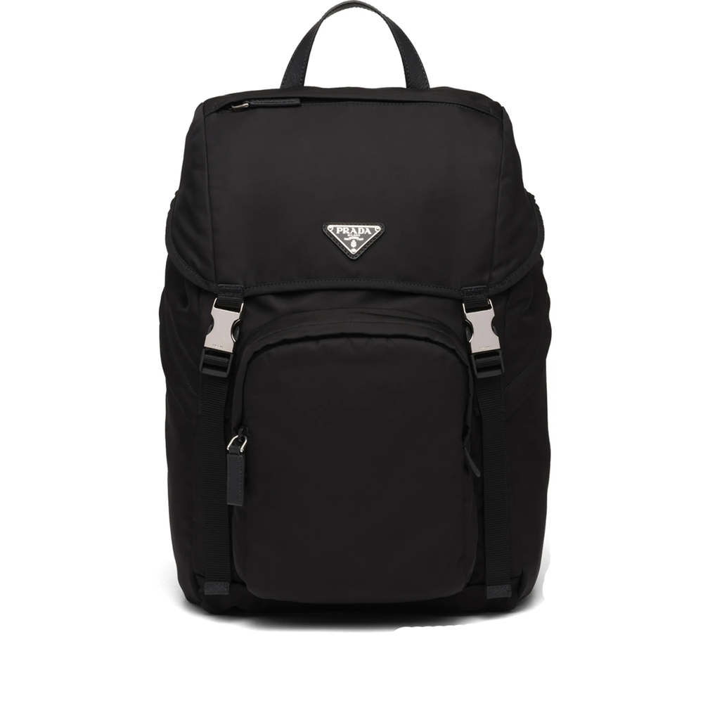 Prada Re-Nylon And Saffiano Leather Backpack