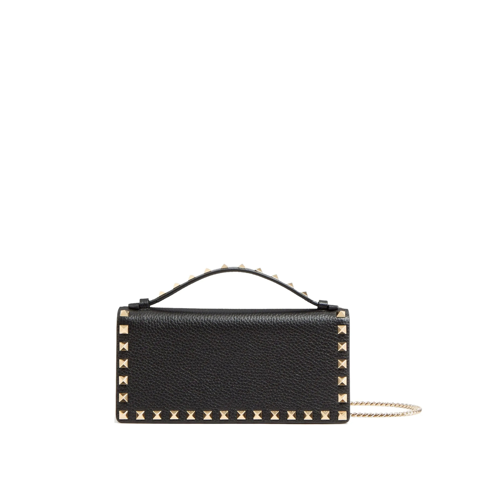 Valentino Garavani Rockstud Grained-leather Cross Body Bag