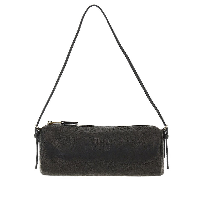 Pouch in nappa con tracollina