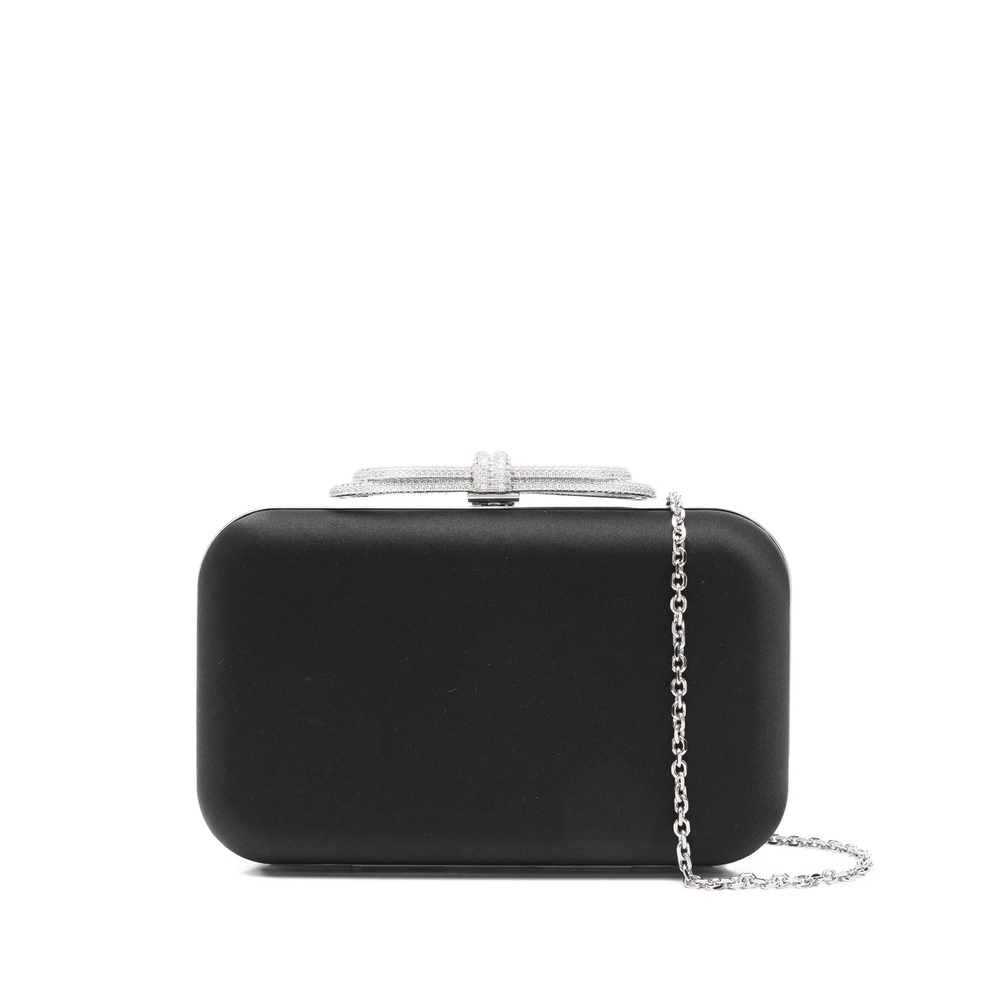 Mach & Mach Crystal-embellished Bow Clutch