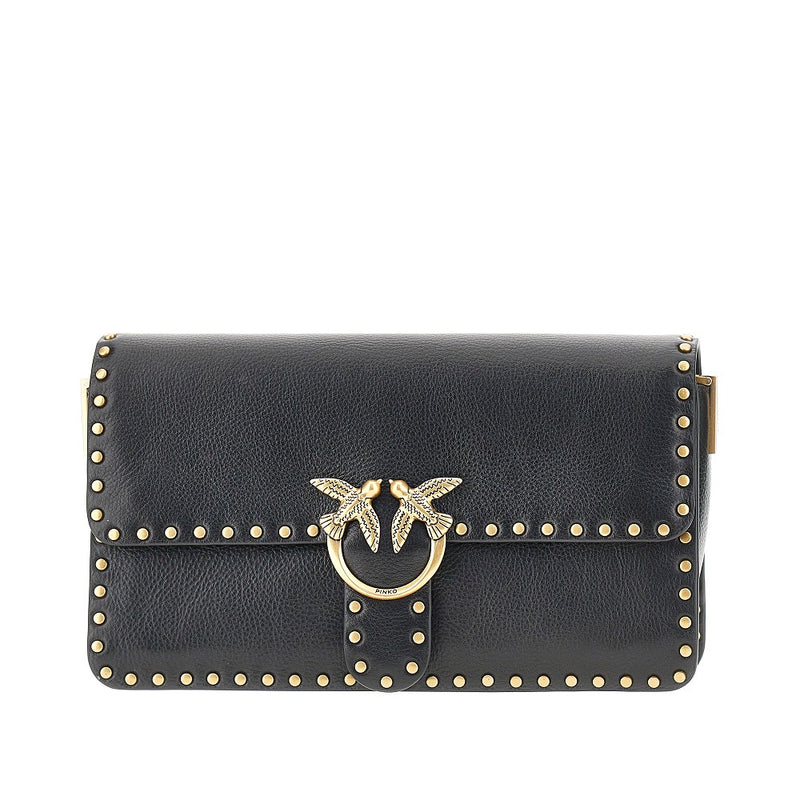 Borsa 'Love One Slouchy' in pelle con borchie