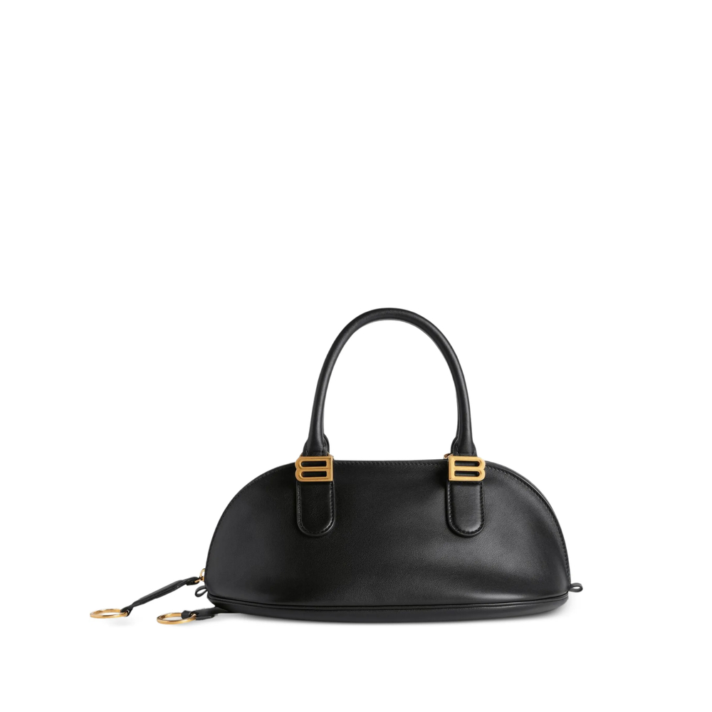 Balenciaga Bolero Bowling Bag Mini In Black