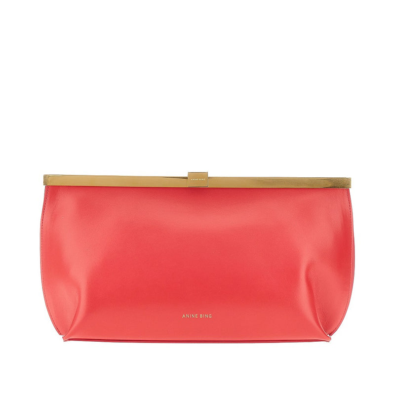 Clutch 'Anine' in pelle