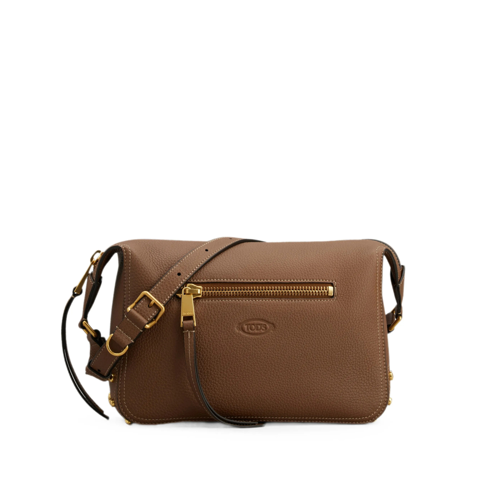 Tod's Metal Dots Shoulder Bag In Leather Mini