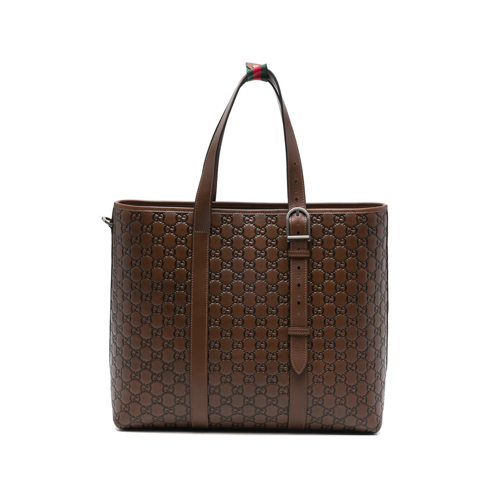 Gucci GG Emblem Large Tote Bag