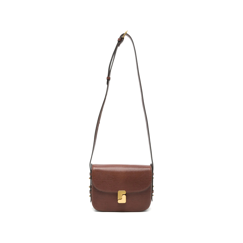 Soeur Bellissima Lizard-effect Leather Shoulder Bag