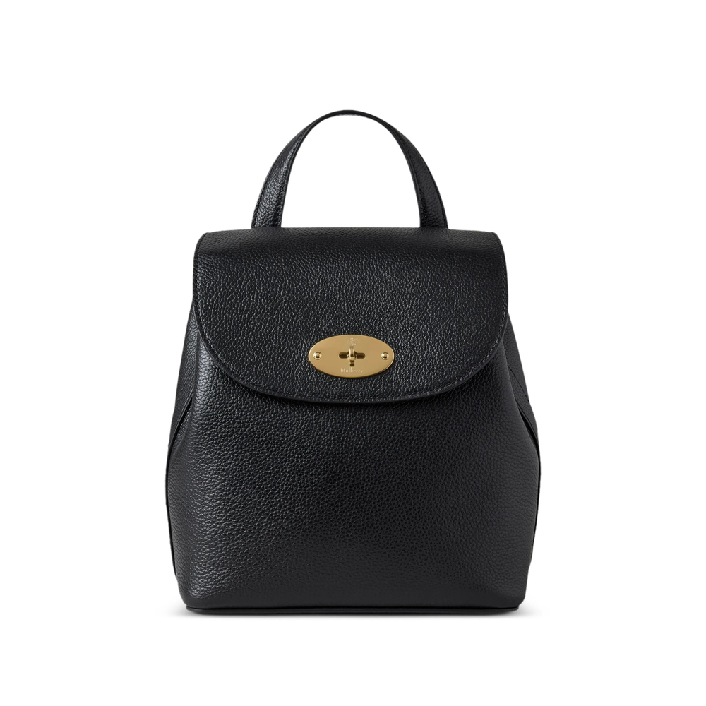 Mulberry Mini Bayswater Backpack In Black Small Classic Grain