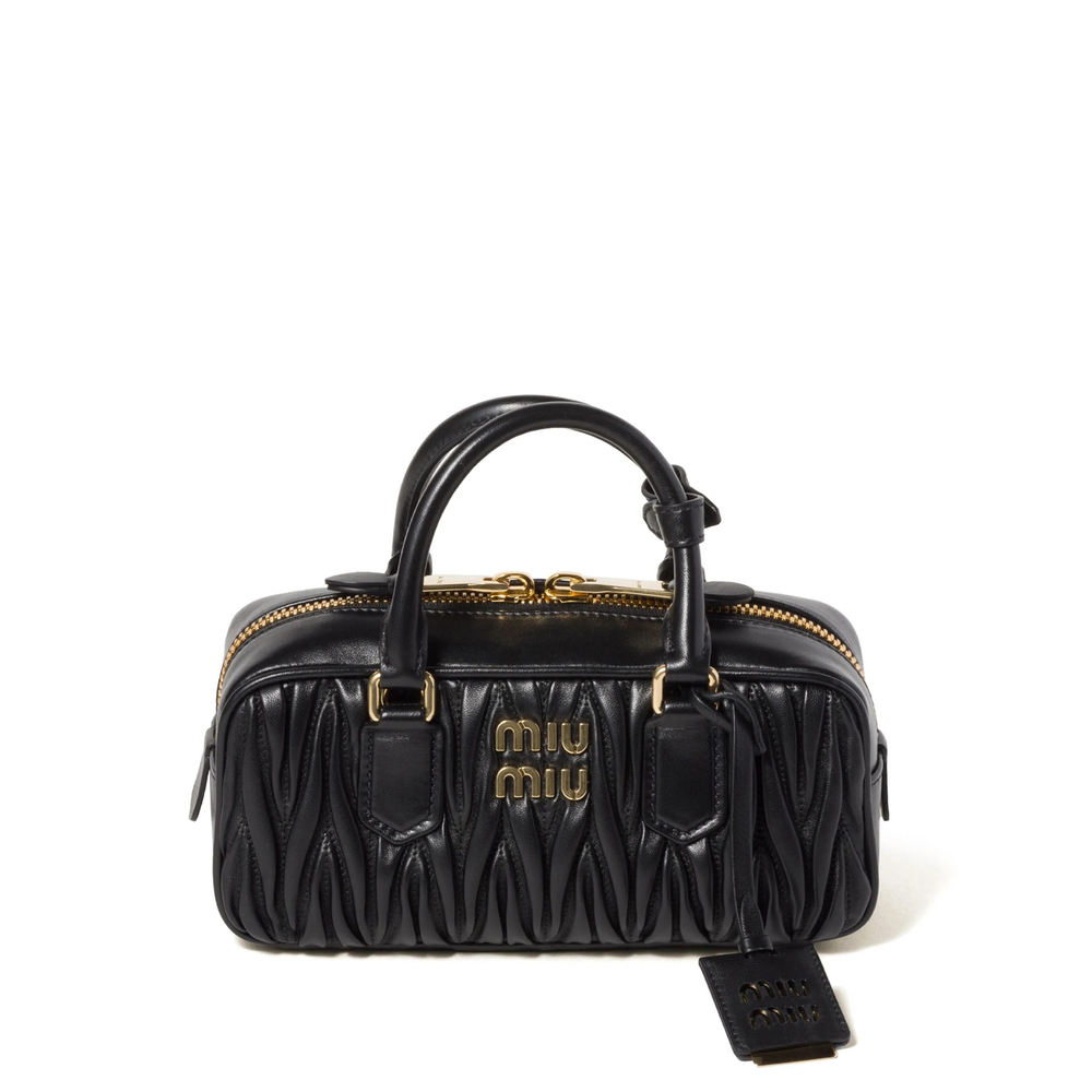Miu Miu Arcadie Matelassé Nappa Leather Bag