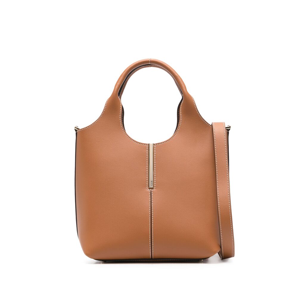 Tod's Tote Shopping Bag In Leather Mini