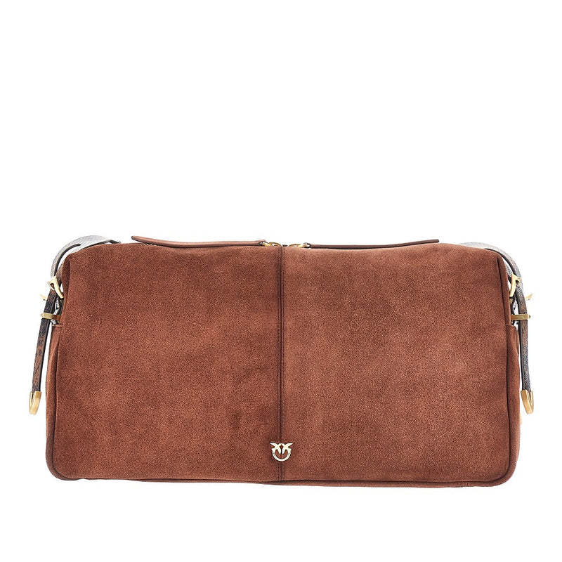Borsa a spalla 'Keeper' grande in suede