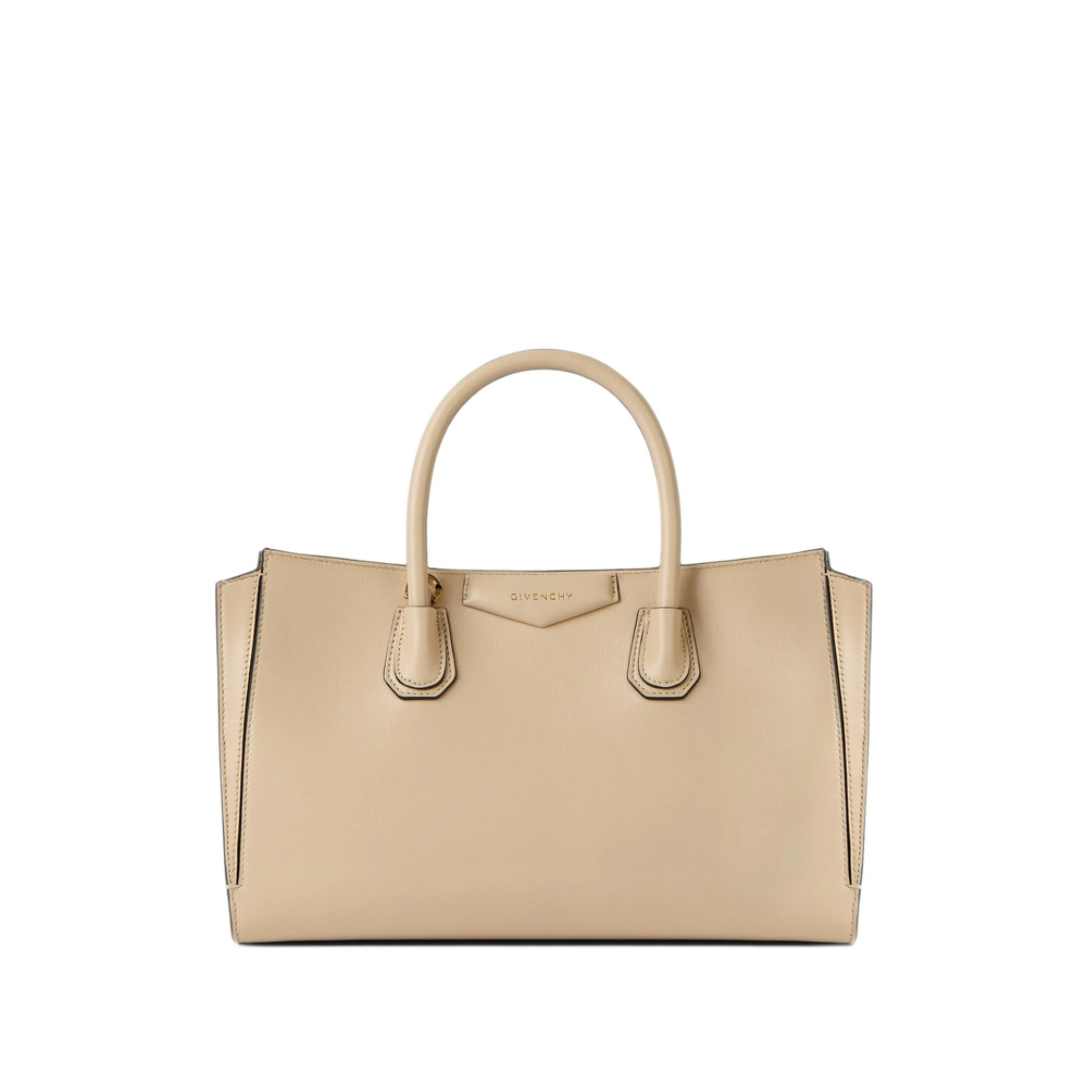 Givenchy Small Antigona Catchall Bag In Shiny Grained Leather