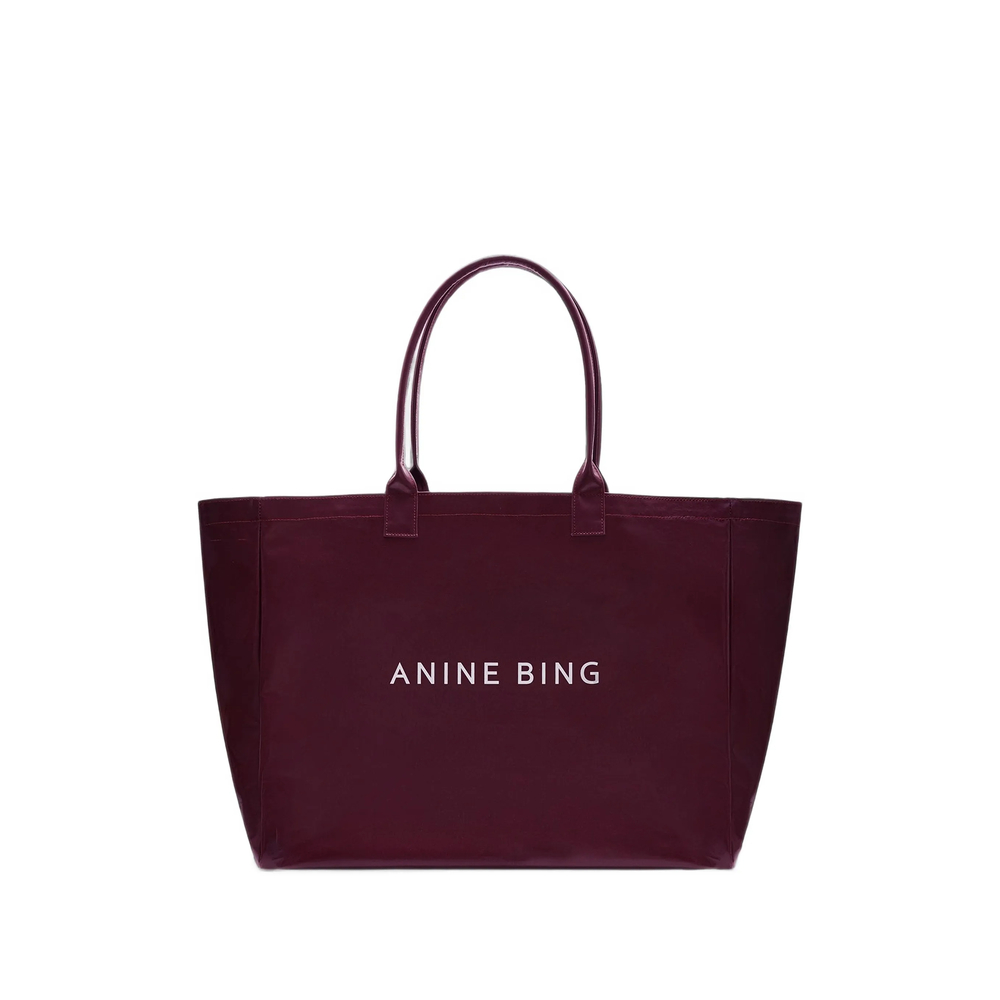 Anine Bing Leo Coated Canvas Tote