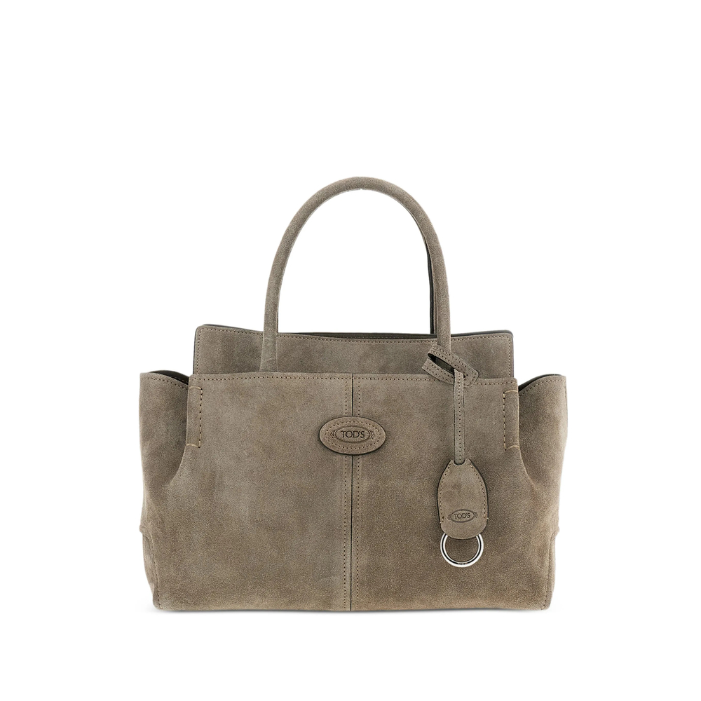 Tod's Small Shopping Bag In Suede