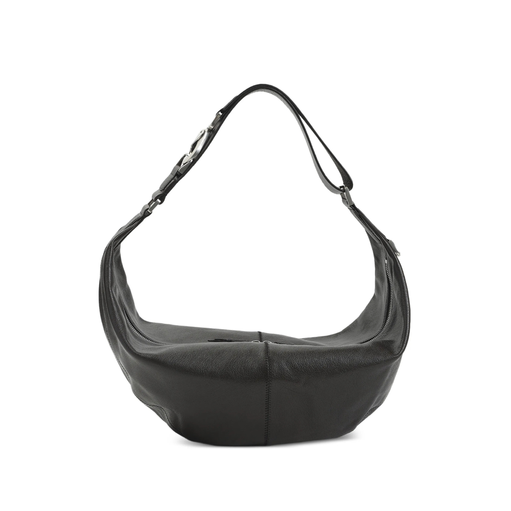 Lemaire Quiver Clip Bag In Leather