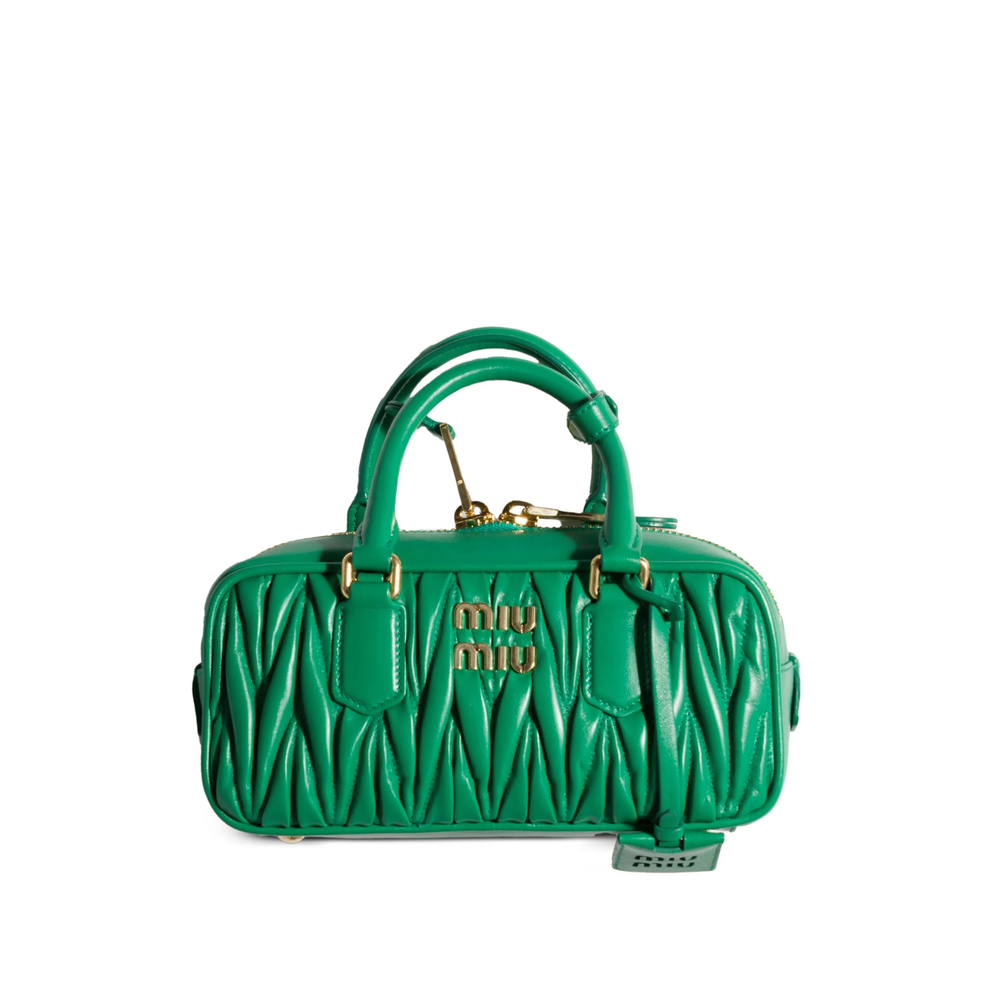 Miu Miu Matelassé Leather Tote Bag