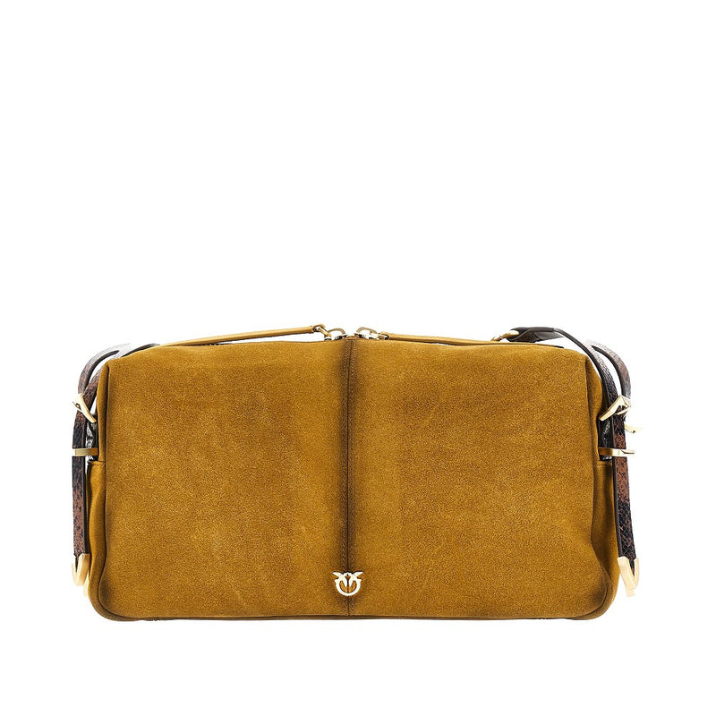 Borsa a spalla 'Keeper' media in suede