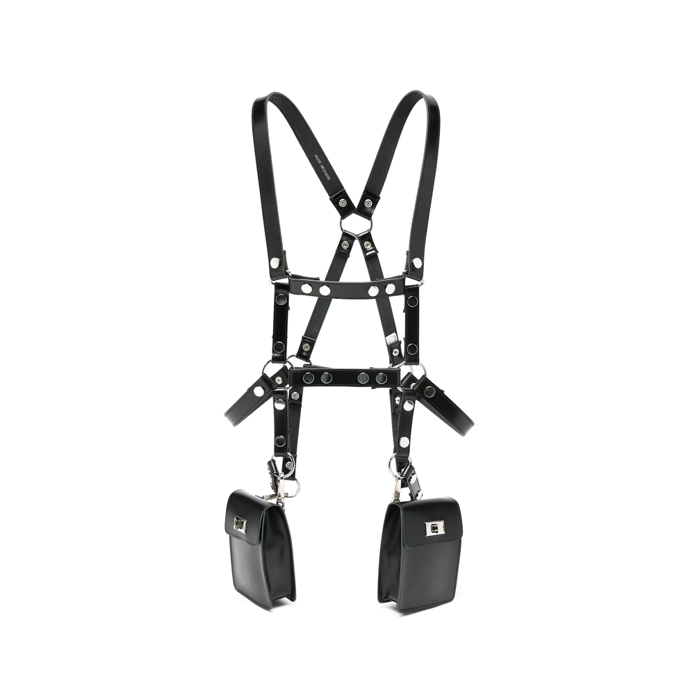 Junya Watanabe X Comme Des Garçons Harness-style Leather Mini Bag