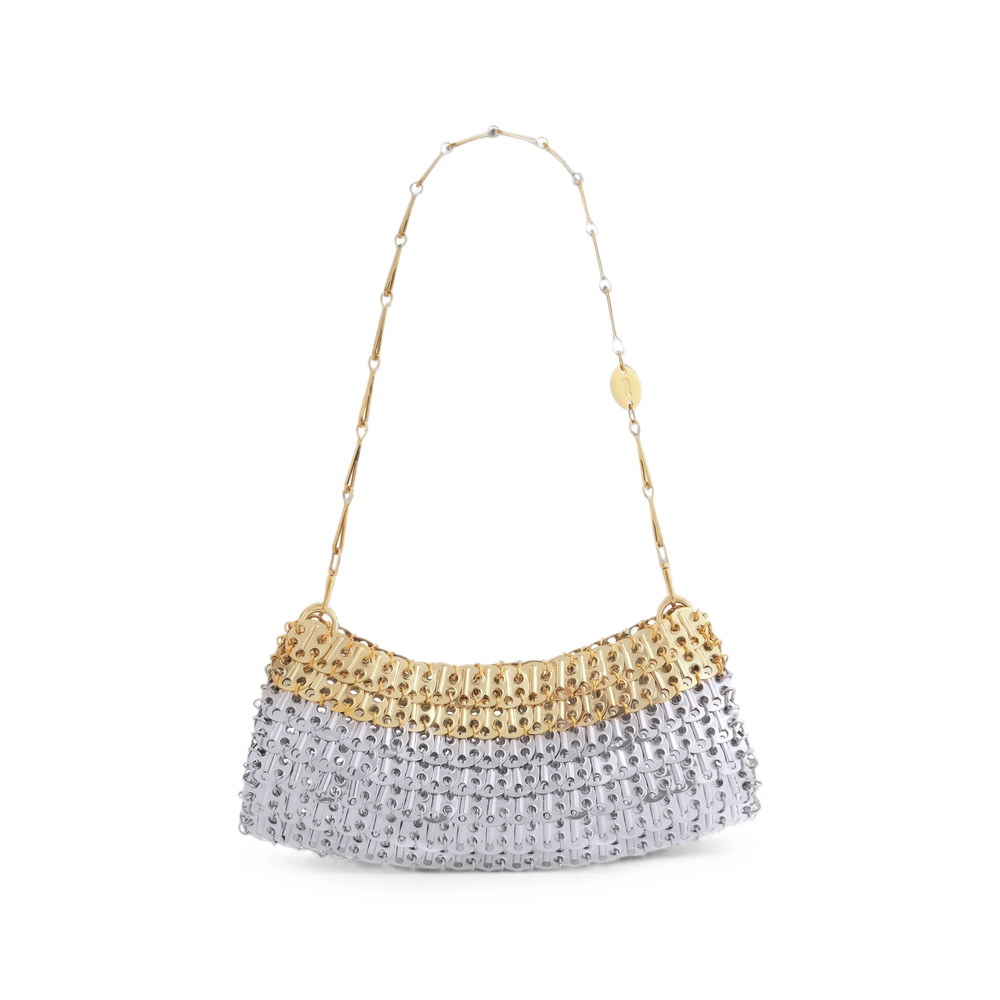 Rabanne Iconic 1969 Clutch Skyline Metal Bag