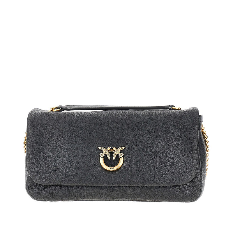Borsa Click Soft Horizontal grande in pelle
