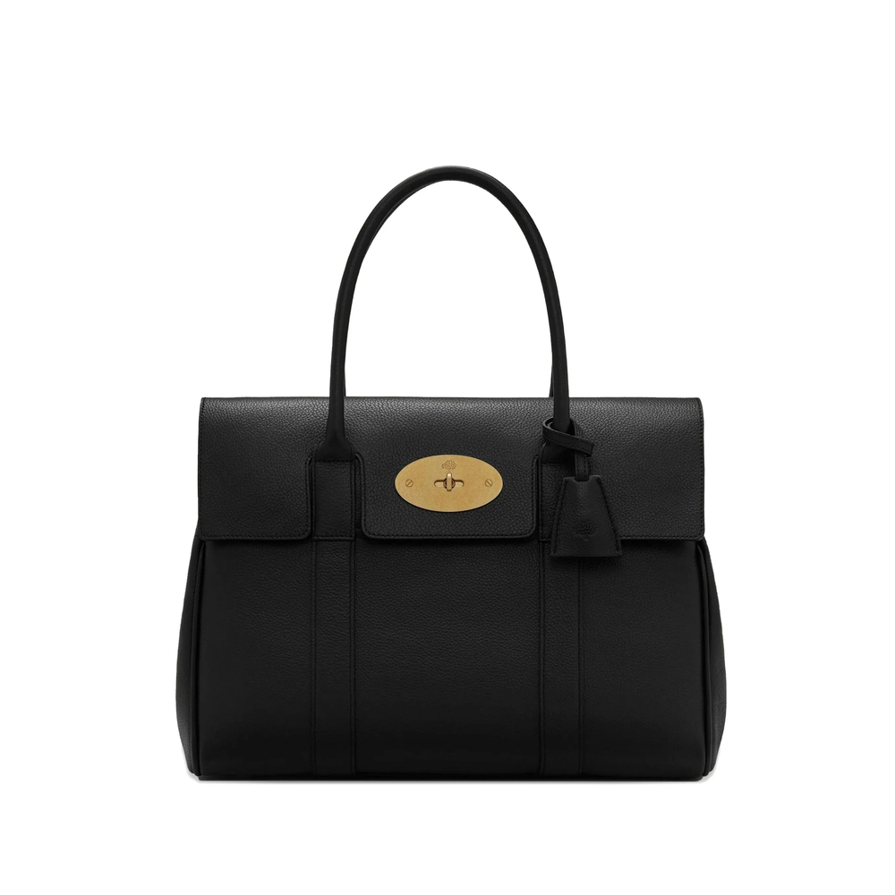 Mulberry Bayswater Bag In Black & Brass