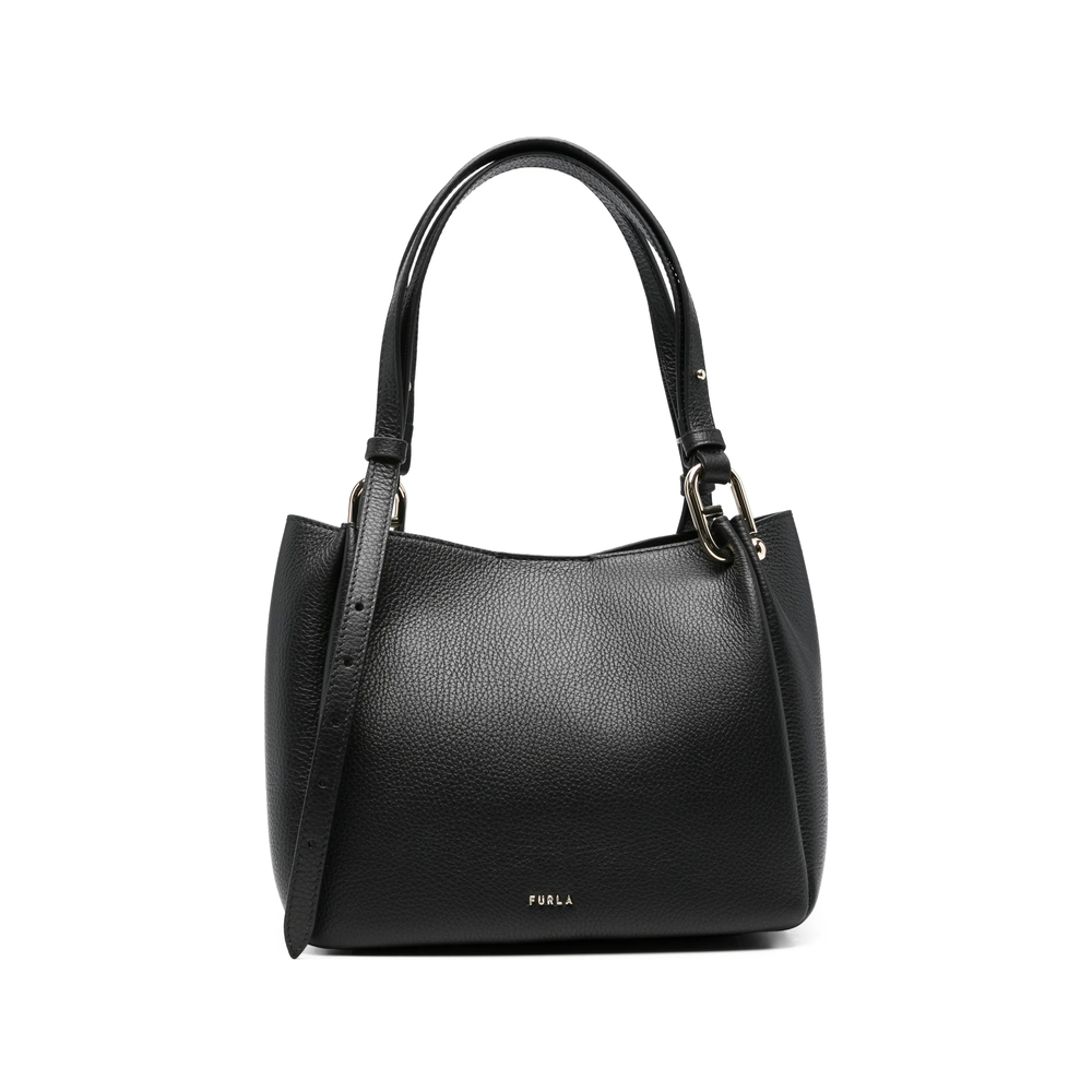 Furla Grained Leather Shoulder Bag
