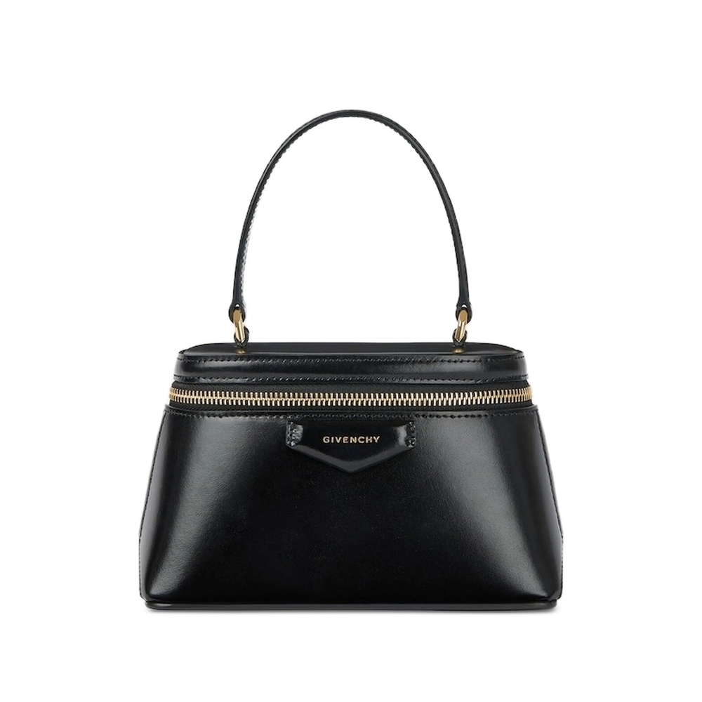 Givenchy Antigona Vanity Bag In Box Leather With Chain