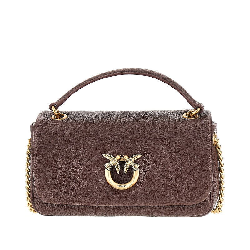 Borsa Click Soft Horizontal grande in pelle