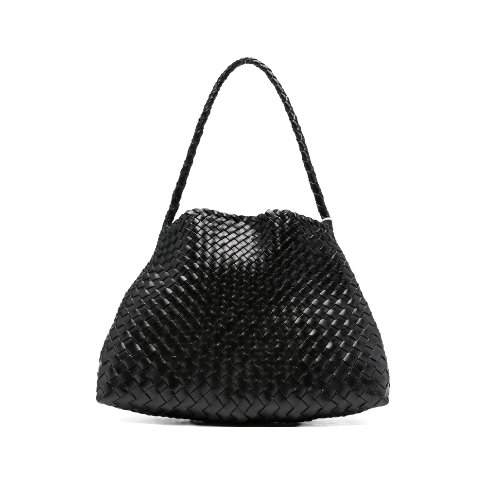 Dragon Diffusion Patent-leather Woven Tote Bag