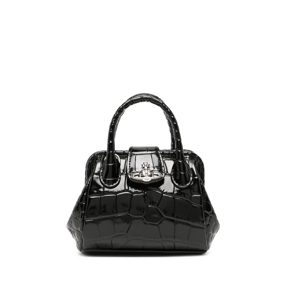 Vivienne Westwood Orb Croc-effect Leather Mini Bag