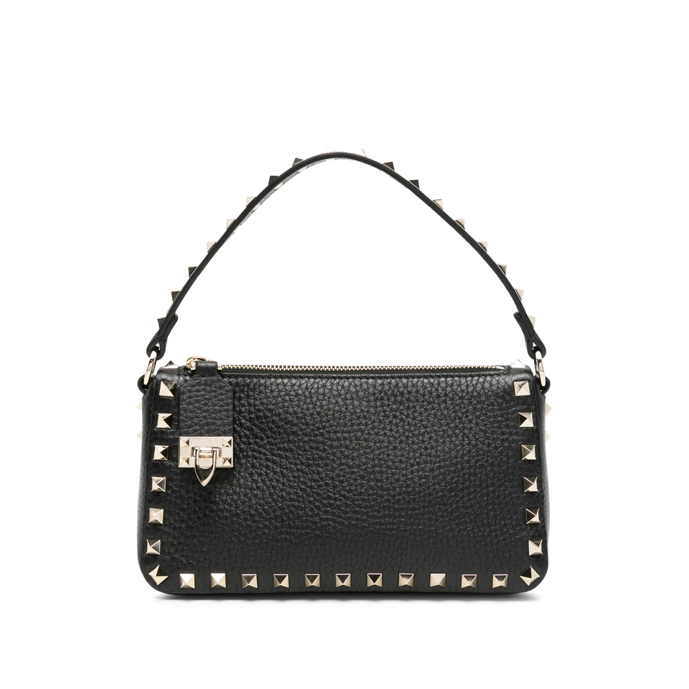 Valentino Garavani Small Rockstud Grainy Calfskin Crossbody Bag