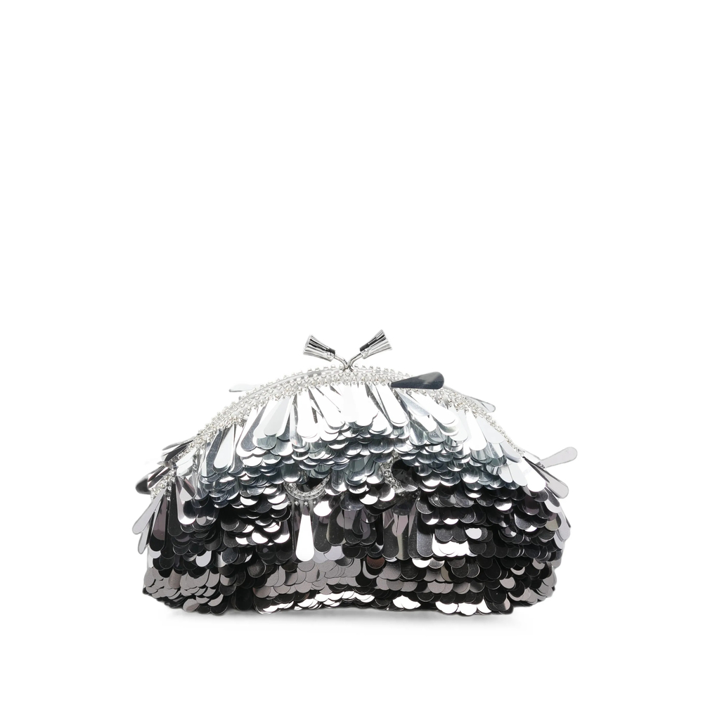 Anya Hindmarch Sequin-embellished Tassel Clutch Bag