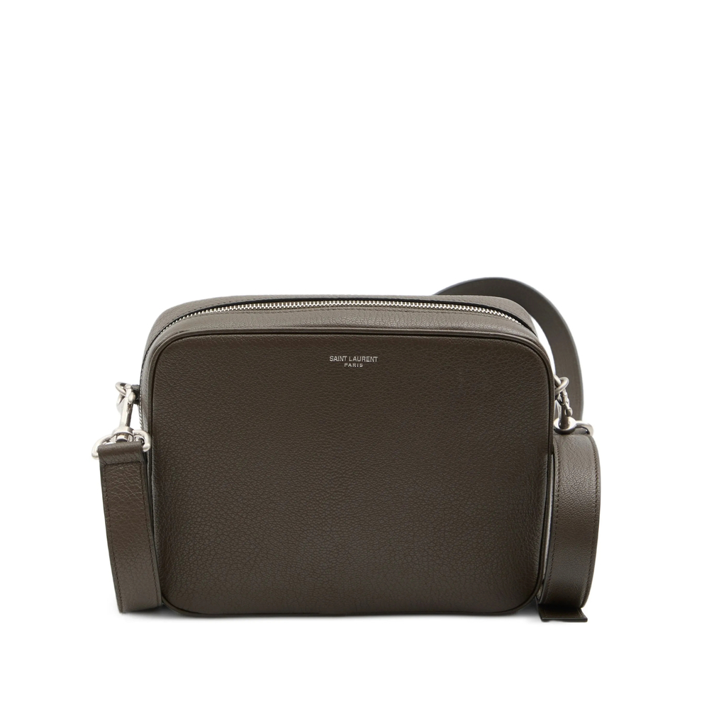 Saint Laurent Small Camera Bag In Grained Leather Messenger Bag