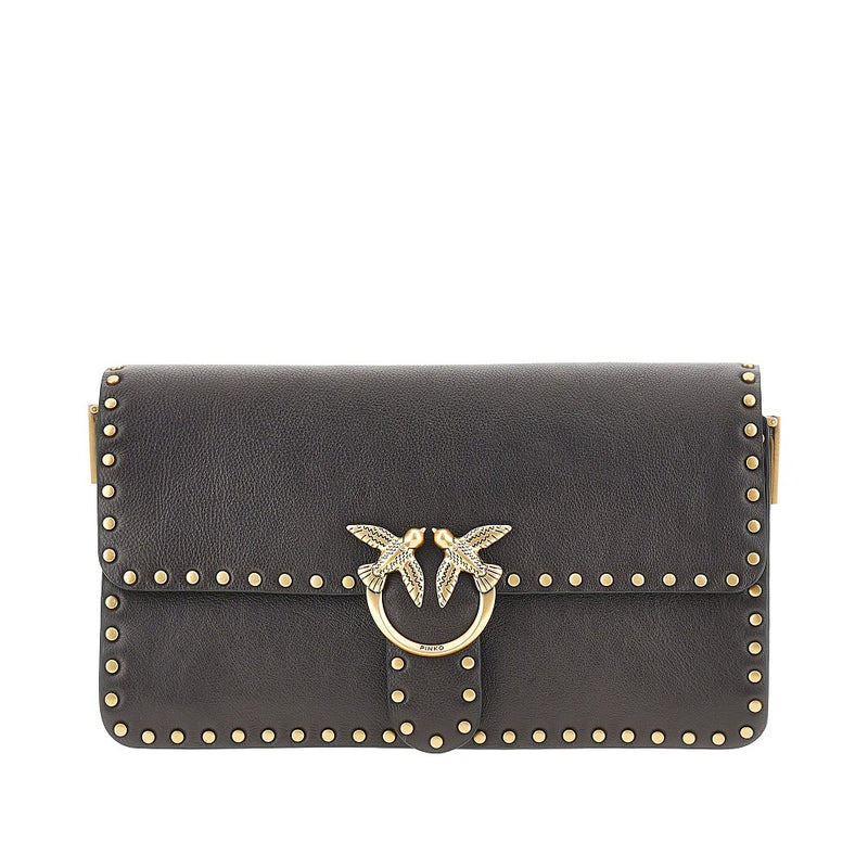 Borsa 'Love One Slouchy' in pelle con borchie