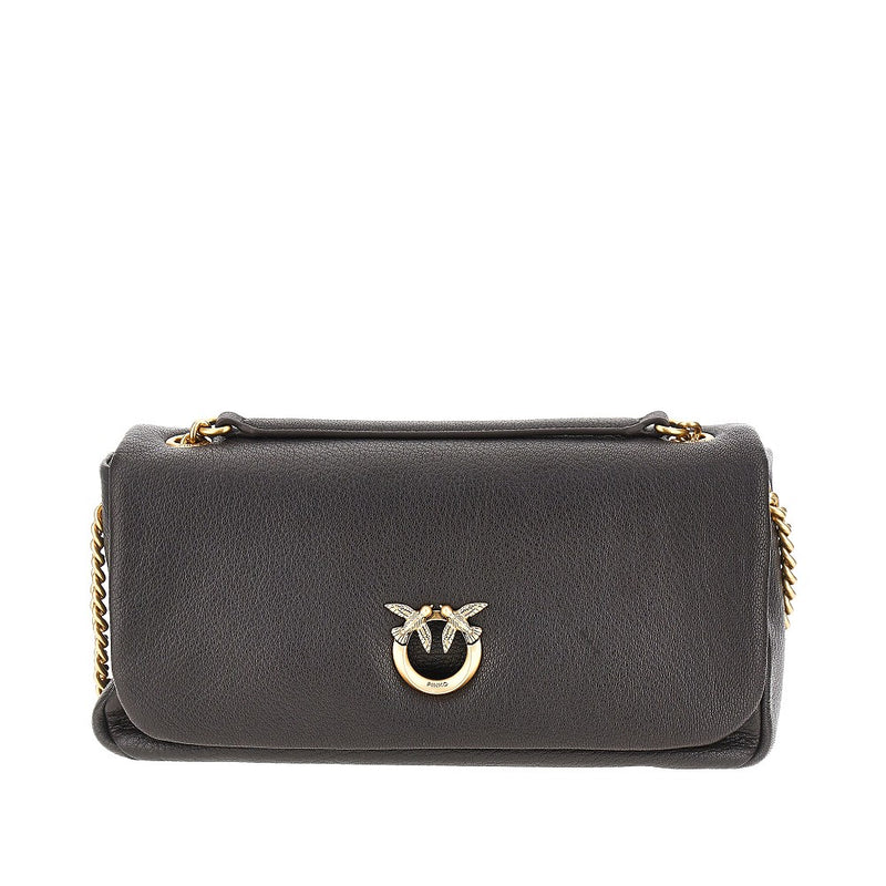 Borsa Click Soft Horizontal grande in pelle