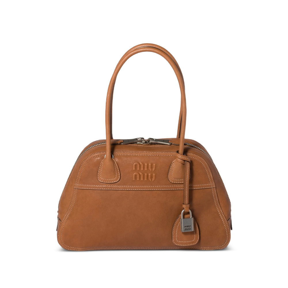 Miu Miu Vivant Nappa Leather Bag