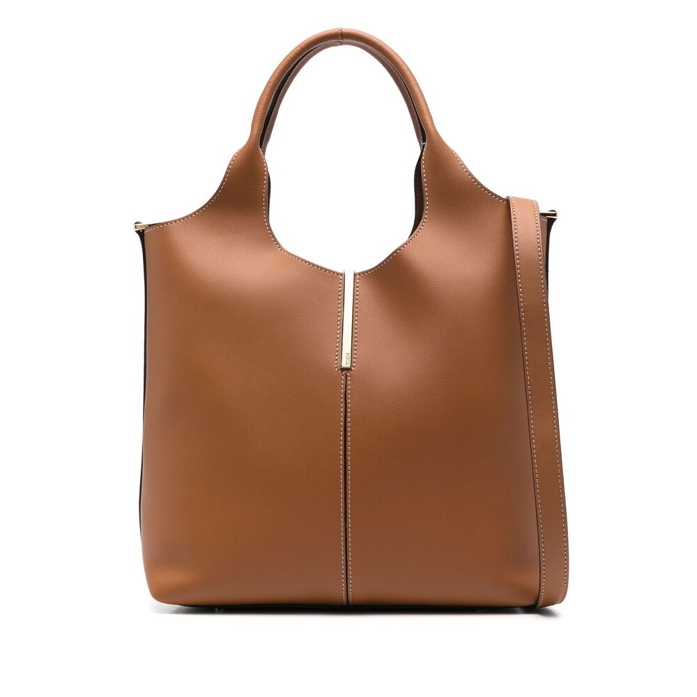 Tod's Small Tote Shopping Bag In Leather