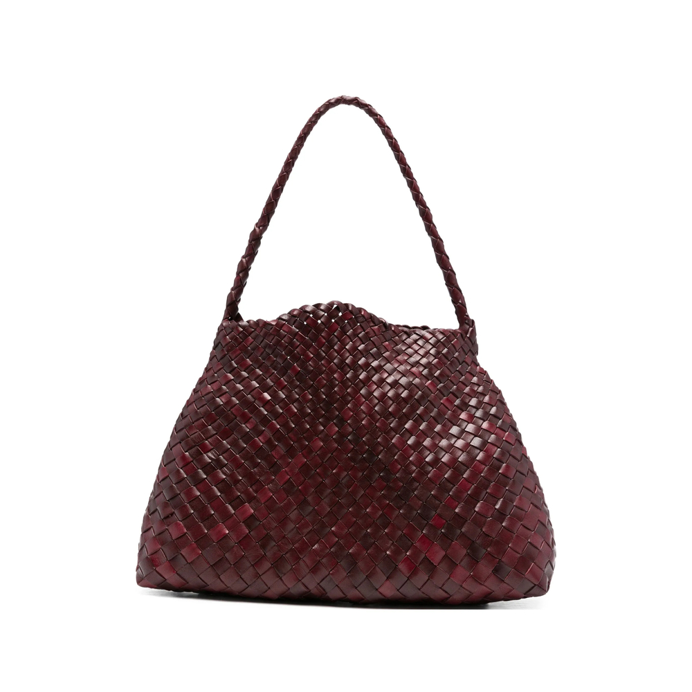 Dragon Diffusion Woven-leather Tote Bag