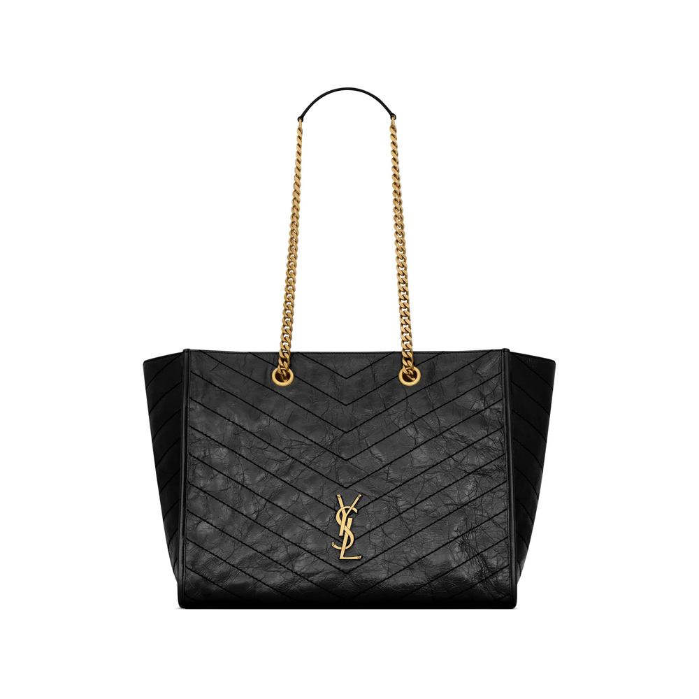 Saint Laurent Niki Shopping Bag In Leather