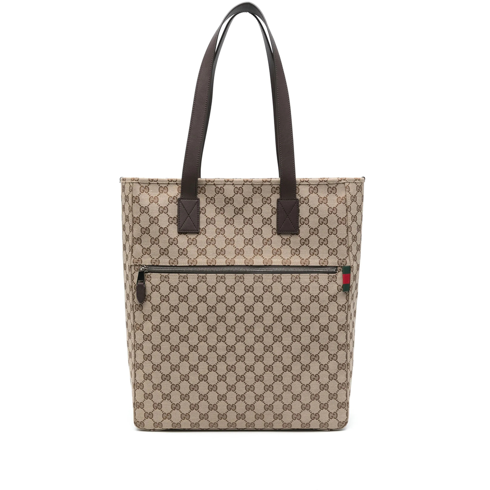 Gucci Medium GG Canvas Monogram Tote Bag