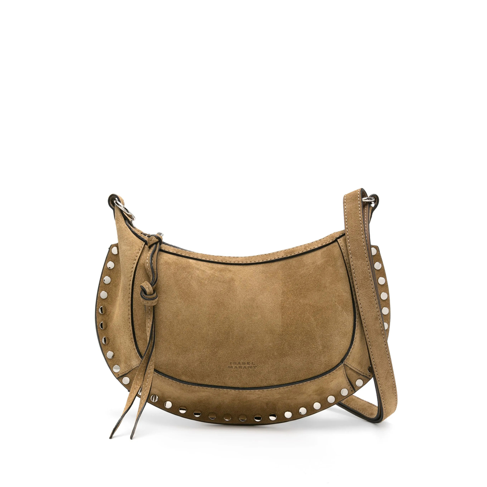 Isabel Marant Oskan Moon Stud-embellished Shoulder Bag