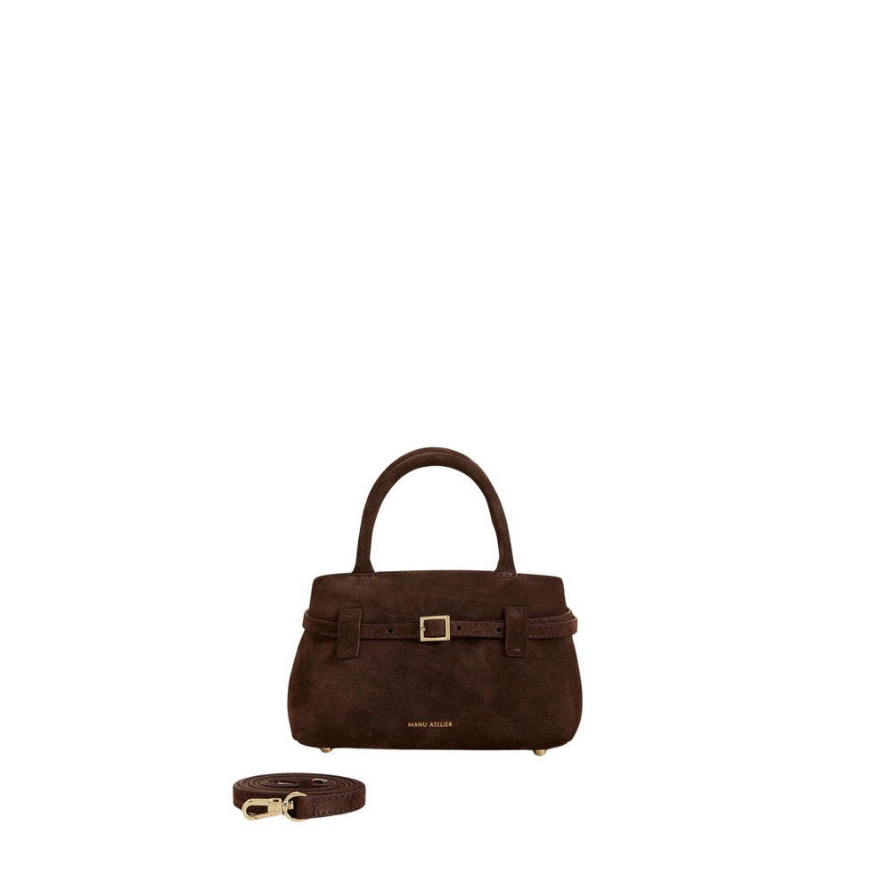 Manu Atelier Leather Tote Bag